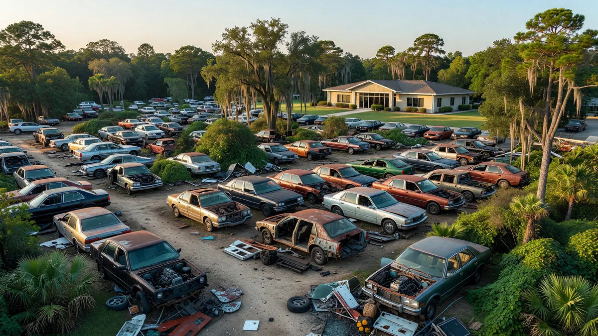 Auto Salvage Business Sale with Property