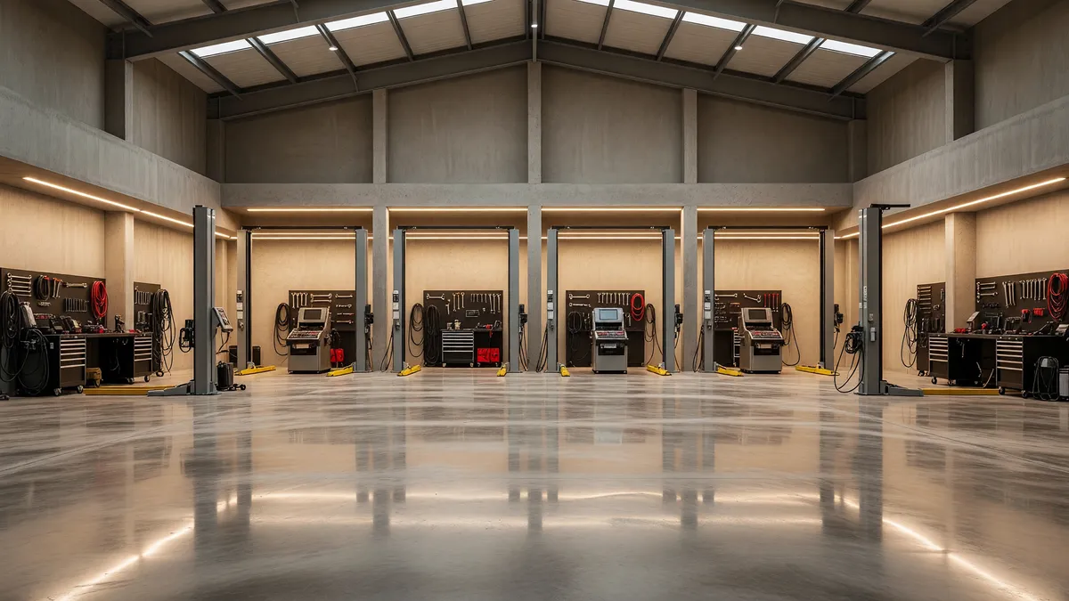 Auto Service center. Includes business, equipment, land, building.