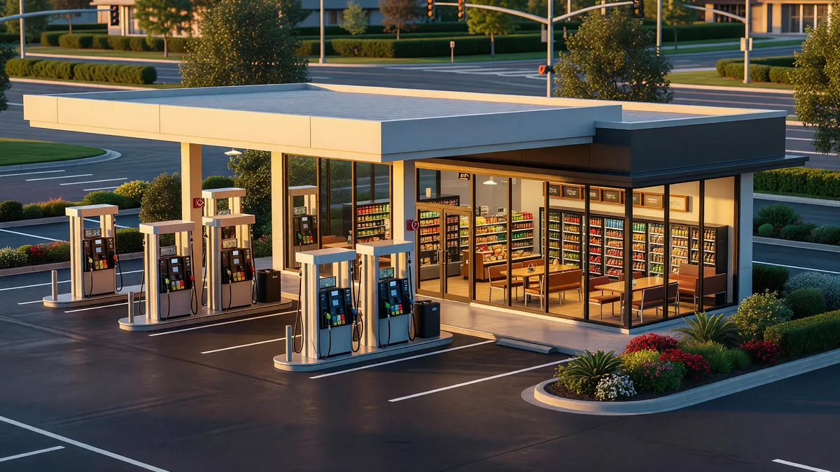 Deli Gas Station and Convenience Store on Prime Intersection in Elmira
