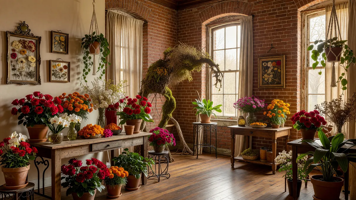 Thriving Botanical Design Studio with Diversified Revenue