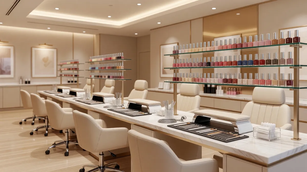 Profitable Turnkey Nail Salon - Management Run