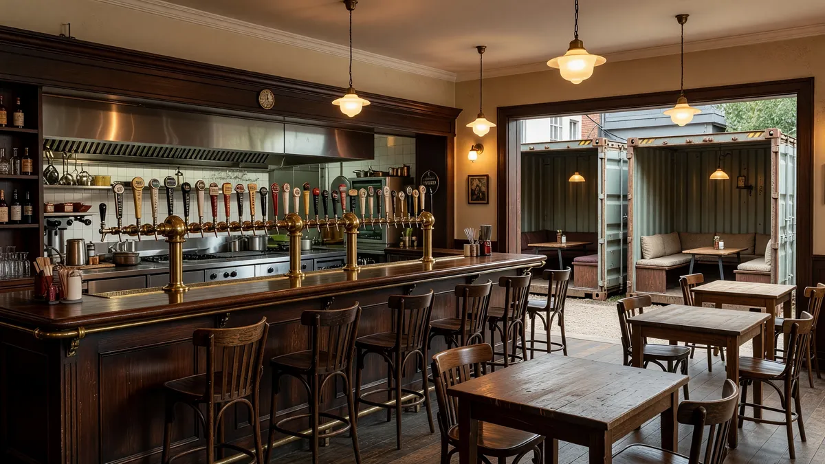 Unique Bar & Restaurant with Beer Garden in Utica
