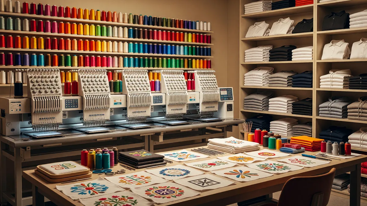 Custom Embroidery & Apparel with Strong Repeat Clientele