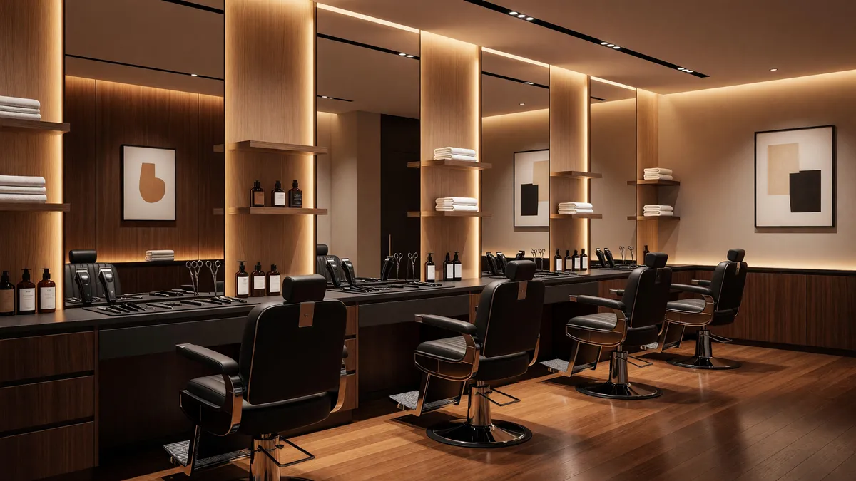 Modern Barbershop with Loyal Following