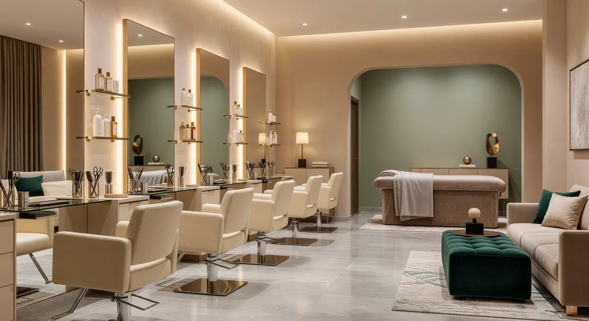 Chair Rental Beauty Business | 10 Booths + Esthetics/Massage Room