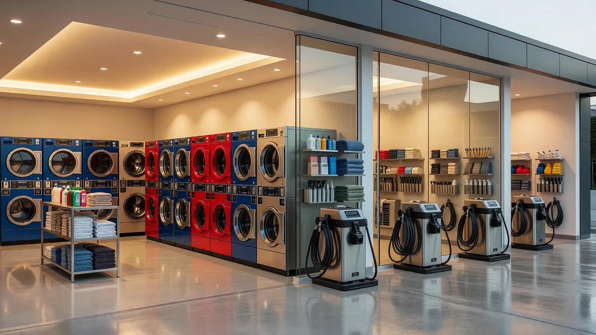 Established Laundromat and Car Wash Available