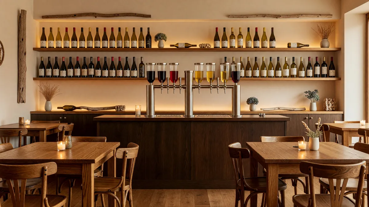 Charming Coastal Wine Bar and Tasting Room