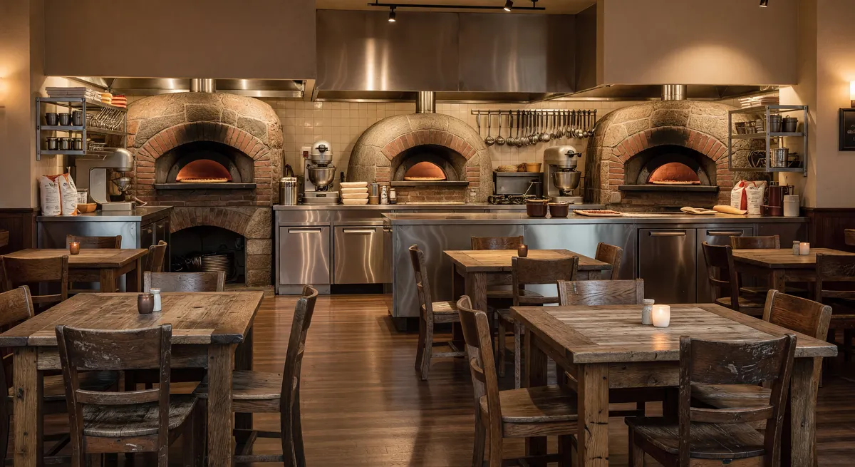 High volume pizza restaurant