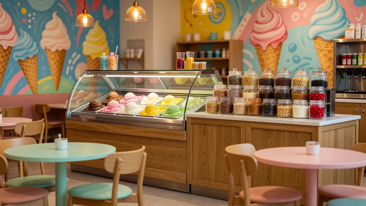 Charming Ice Cream Shop with Growing Revenue