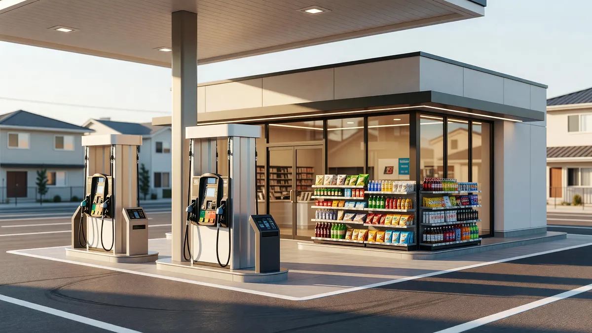 SG 11567 Michigan Genesee County Branded Gas Station C Store