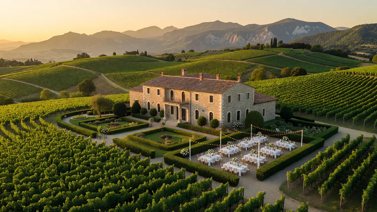 Stunning Vineyard Estate with Wedding Venue for Sale
