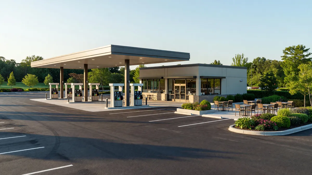 SG 11922 Indiana Indianapolis Spiceland Truck Stop Plaza and Restaurant