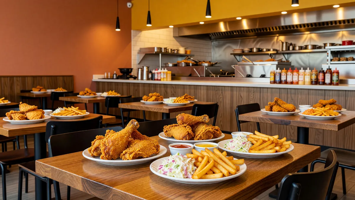 New Fried Chicken Restaurant with 4.7 of Google rate – Worcester county, MA (BF9070)