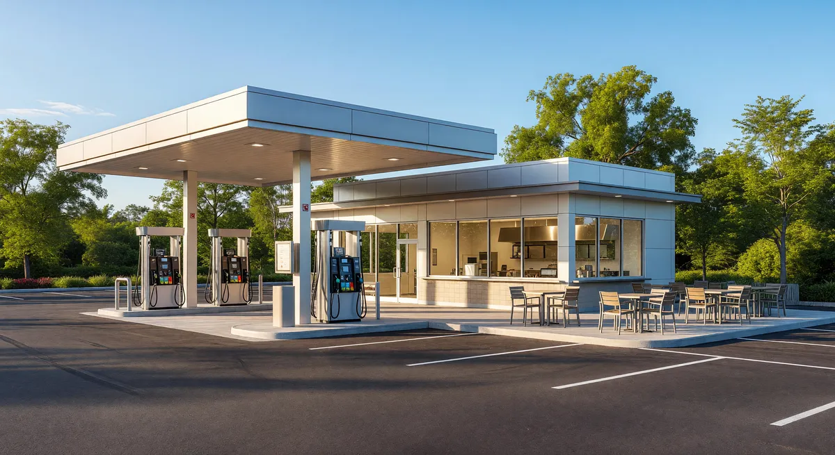 SG 11336 Louisiana Lake Charles Branded Gas Station Fast Food