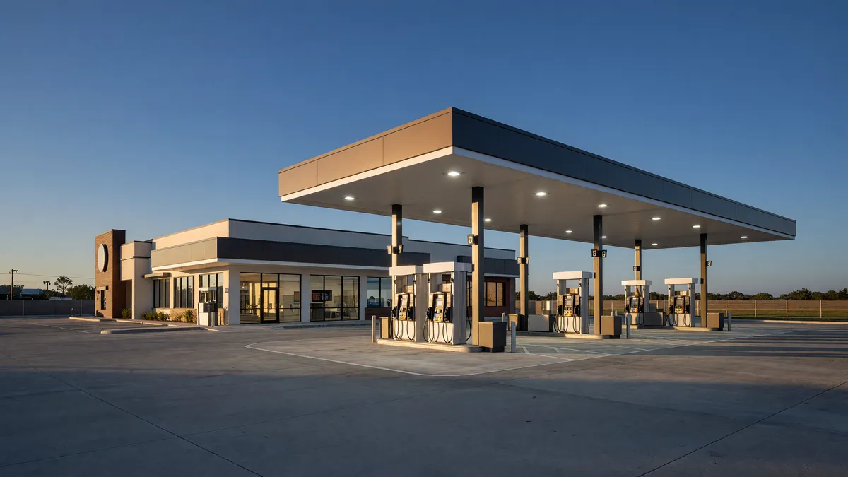 SG 11706 Louisiana Lake Charles Branded Gas Station Fast Food