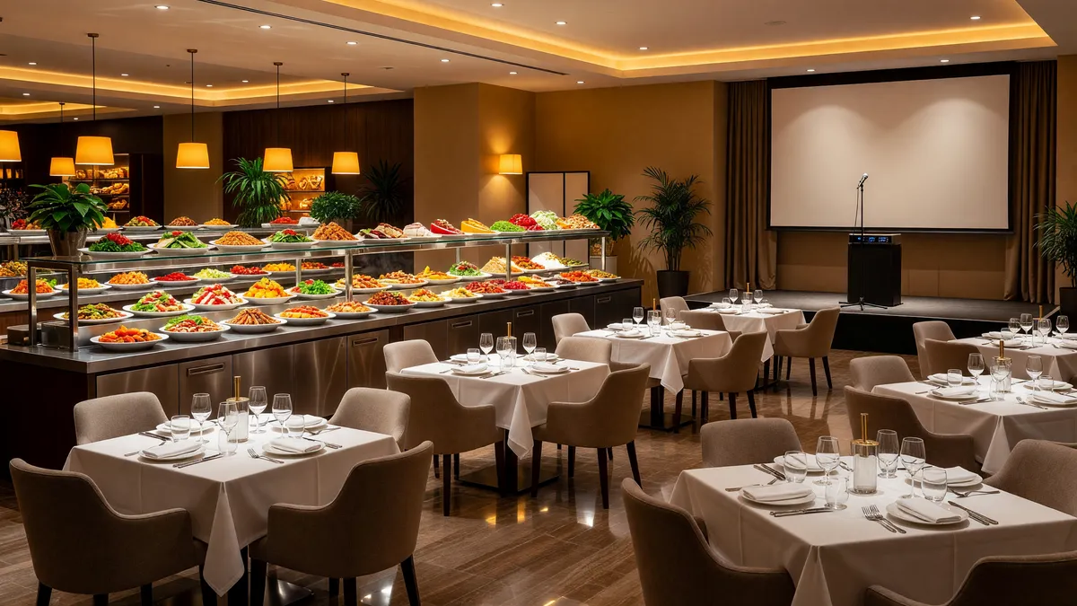 Restaurant Buffet and dine in style with Karaoke
